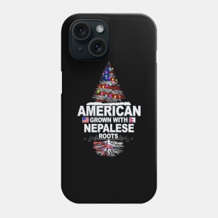 Christmas Tree  American Grown With Nepalese Roots - Gift for Nepalese From Nepal Phone Case