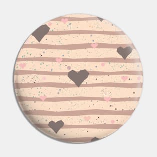 Heart Pattern Pin