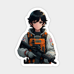 Tactical Girl Magnet