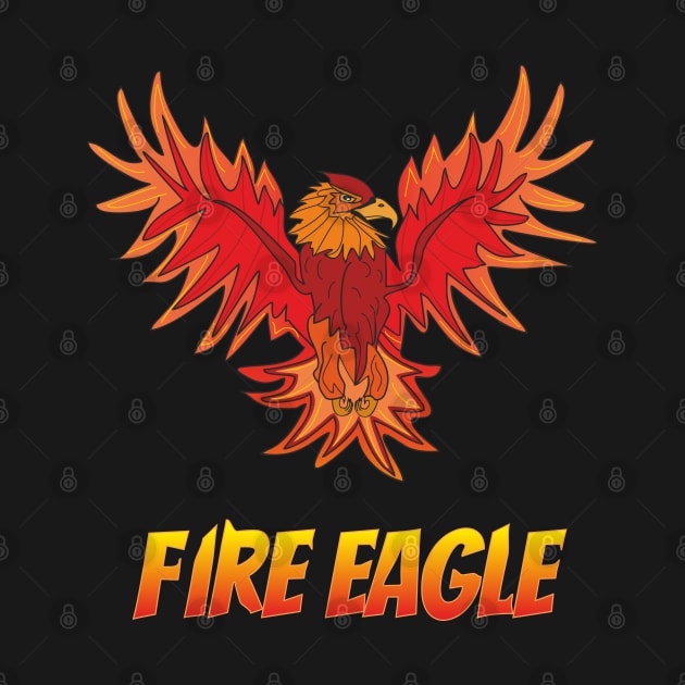 Fire eagle by Alekvik