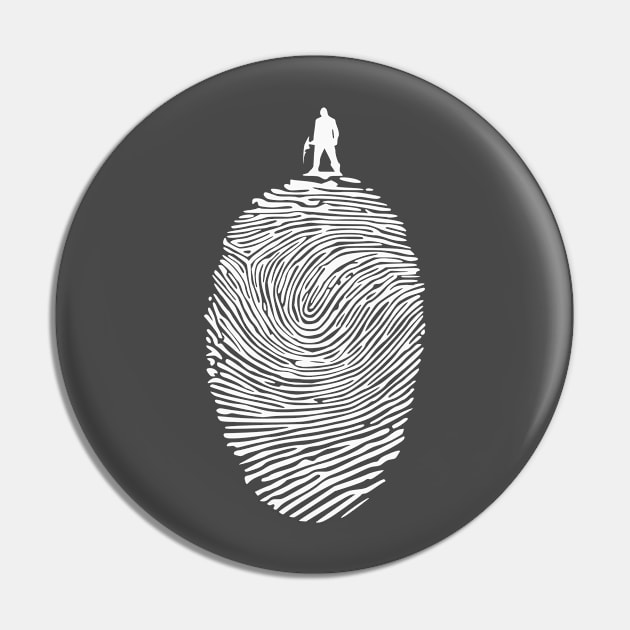 Killer Fingerprint Pin by valsymot