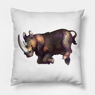 Cozy Woolly Rhinoceros Pillow