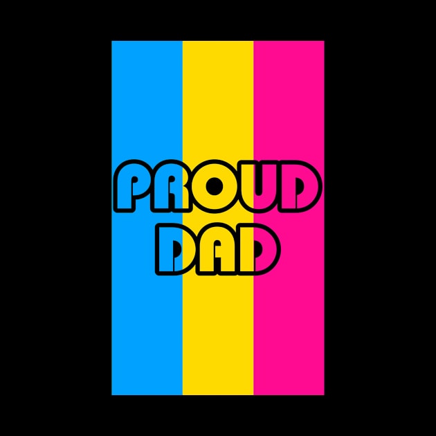 Proud Dad Pansexual Flag by Fig-Mon Designs