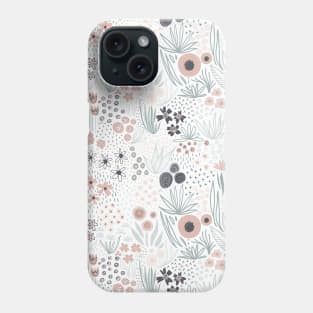 Winter Flower Meadow Phone Case