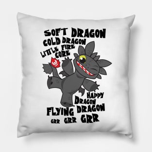 Soft Dragon Pillow