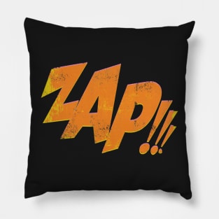 Zap! Superhero sound effect Pillow