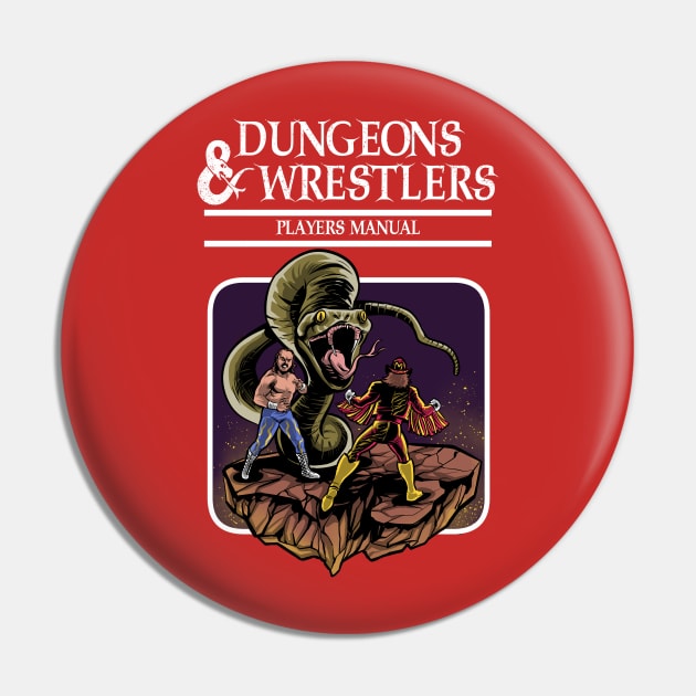 Dungeons and Wrestlers Pin by Zascanauta