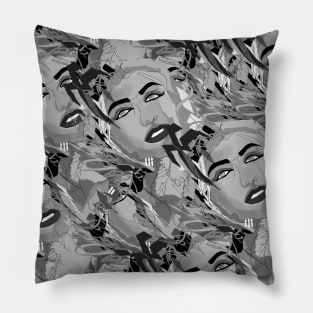 Abstract Portraits Pillow