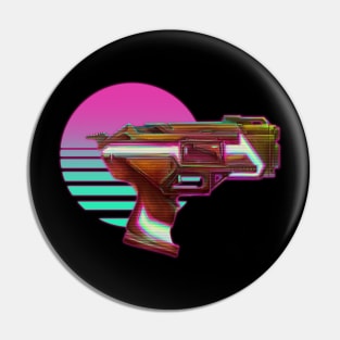 Cyberpunk Vaporwave Cyberwave Gun Pistol Blaster Pin