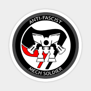 Antifa Mech Soldier Magnet