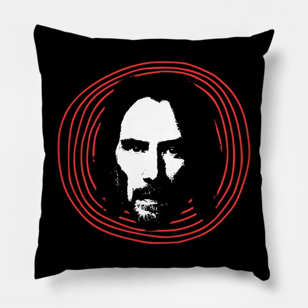 Keanu reeves ||| 80s retro Pillow by MertuaIdaman