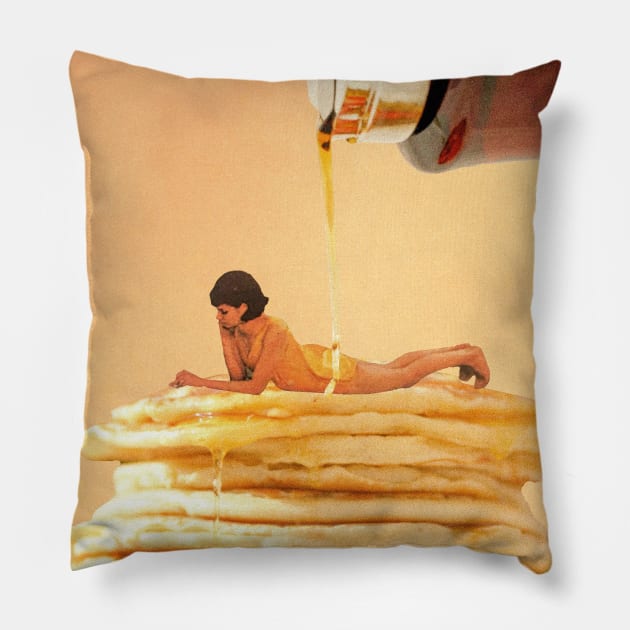 Lather Me Up Pillow by collagebymarianne (Marianne Strickler)