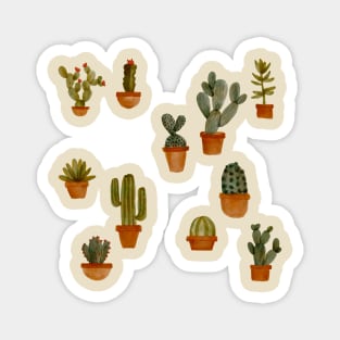 Succulent pattern Magnet