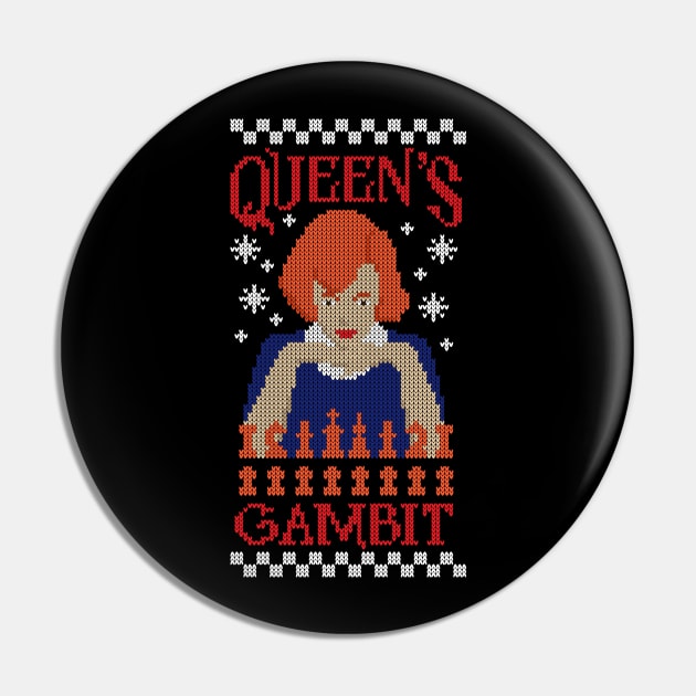 The Queen’s Gambit Christmas Pin by GedWorks