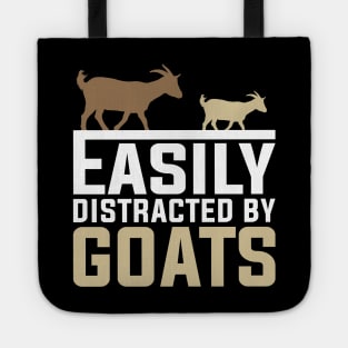 Easily Distracted By Goats Tote