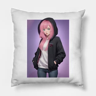 Sakura Girl Pillow