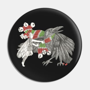 Crow Faerie. Crow Fairy Pin