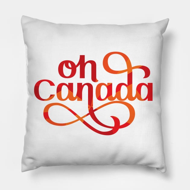 Oh Canada Pillow by polliadesign