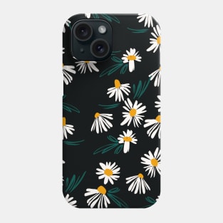 White Daisy Floral Pattern Phone Case