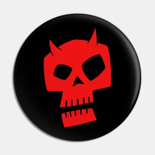 Devil Skull Pin