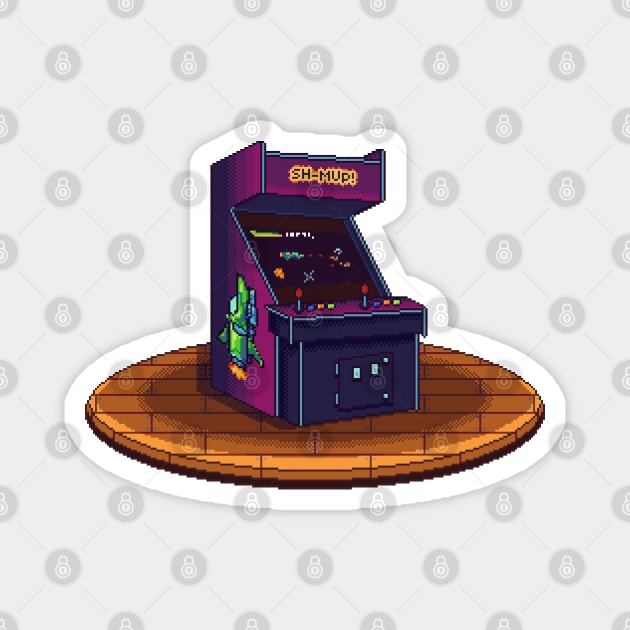 Pixel Arcade Magnet by ThrallOfTime