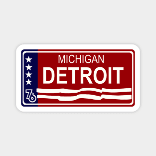 Detroit 1976 Magnet