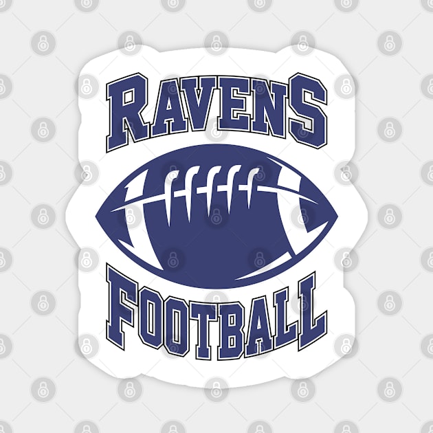 Baltimore Ravens Football Club Magnet by Cemploex_Art