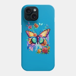 ROSES AND BUTTERFLY Phone Case