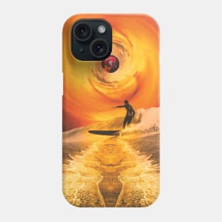 Surreal surfing Phone Case