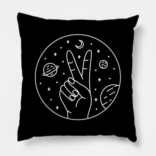 Hand in Space 2 Pillow