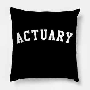 Actuary Pillow