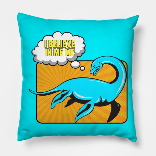 NESSIE MEME Pillow by theanomalius_merch