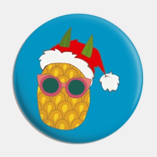 Pineapple Funny Punctured Hat Christmas Tee T-Shirt Pin