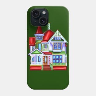 Christmas Victorian House Phone Case