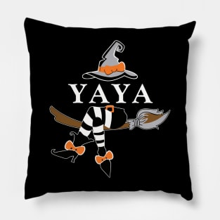 yaya witch halloween Pillow