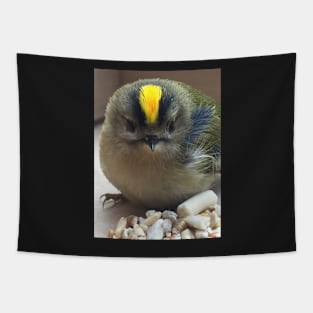 Punk Rock Chick - King of the Birds! My Friend the Goldcrest! Tapestry