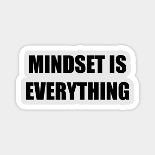 Mindset Quote Simple Typography Magnet