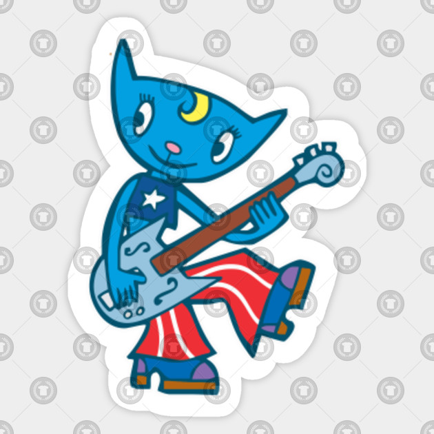 Parappa the Rapper Katy Kat Parappa The Rapper Sticker TeePublic