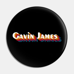 retro vintage Gavin James Pin