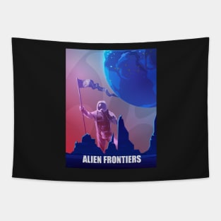 Alien Frontiers - Board Games Design - Movie Poster Style - Board Game Art (Authorised) Tapestry