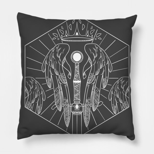 D&D Class Badge: Paladin Pillow by Fez Inkwright