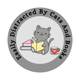 Easily distracted by cats and books T-Shirt