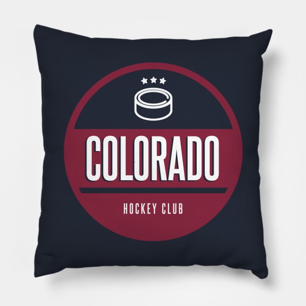 Colorado hockey club Pillow by BVHstudio