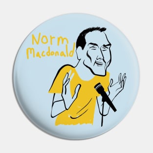 norm mcdonald yellow Pin