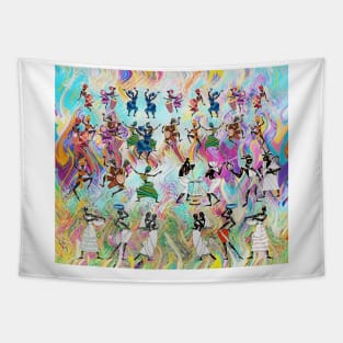 African Feast V4 Tapestry