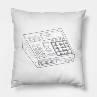 Beat Maker (Gray Lines) Analog / Music Pillow