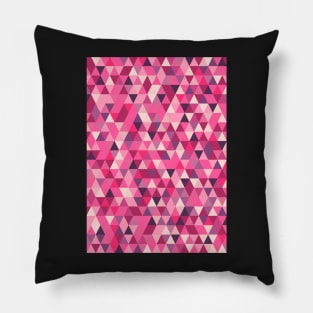 Colourful Geometry - Pink & Purple Palette Pillow
