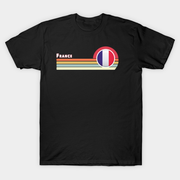 Discover France Vintage Look Shirt - France - T-Shirt