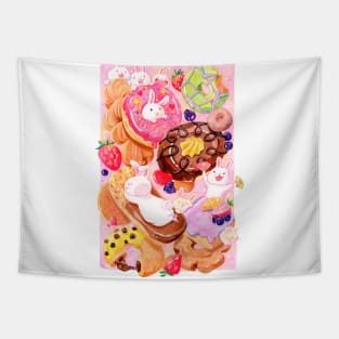 Donut Bunny Tapestry