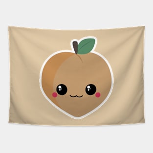 Kawaii Peach Tapestry